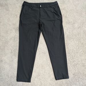 Lululemon Mens 36x30 ABC Slim Fit 5 Pocket Dark Gray Pants Trouser Chino LM5AO4S
